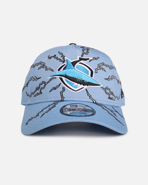 New Era Cronulla Sutherland Sharks 'NRL Electric' 9FORTY A-Frame Snapback Official Team Colour