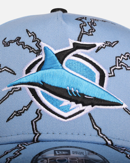 New Era Cronulla Sutherland Sharks 'NRL Electric' 9FORTY A-Frame Snapback Official Team Colour