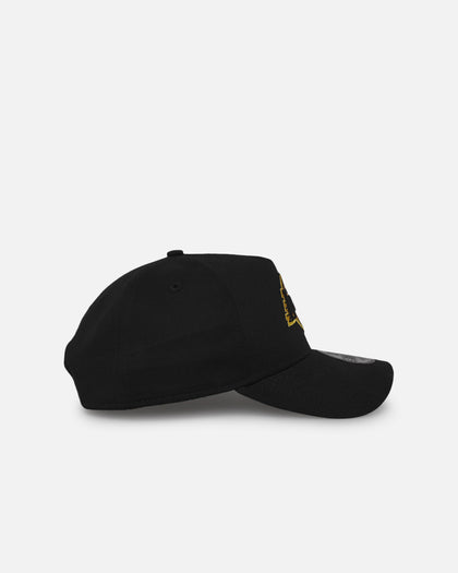 New Era Los Angeles Lakers 'NBA Black & Gold Embroidery' 9FORTY A-Frame Snapback Black/Gold