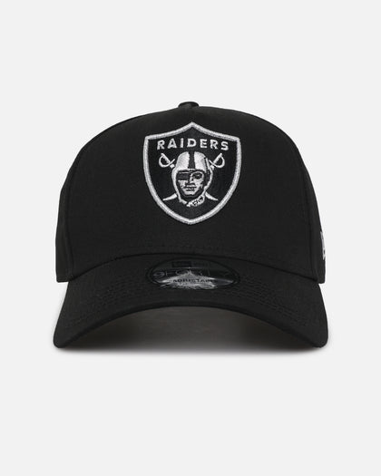 New Era Las Vegas Raiders 'NFL Black & Silver Embroidery' 9FORTY A-Frame Snapback Black/Silver
