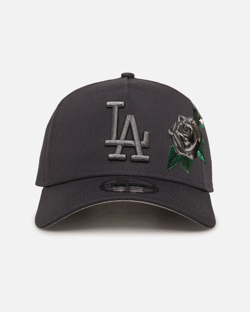 New Era Los Angeles Dodgers 'Gray Tonal Roses' 9FORTY A-Frame Snapback Gray