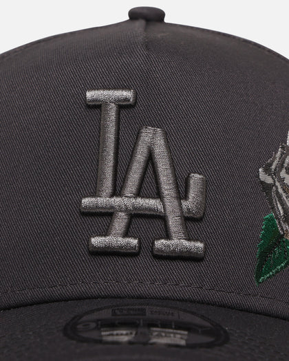 New Era Los Angeles Dodgers 'Gray Tonal Roses' 9FORTY A-Frame Snapback Gray