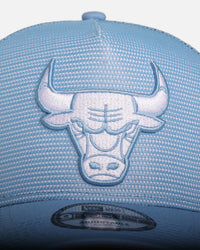 New Era Chicago Bulls 'Polychromatic Mesh' 9FORTY A-Frame Snapback Sky
