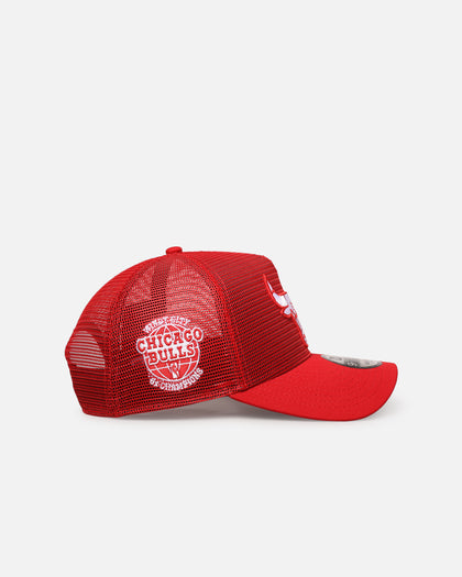 New Era Chicago Bulls 'Polychromatic Mesh' 9FORTY A-Frame Snapback Scarlet