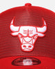 New Era Chicago Bulls 'Polychromatic Mesh' 9FORTY A-Frame Snapback Scarlet