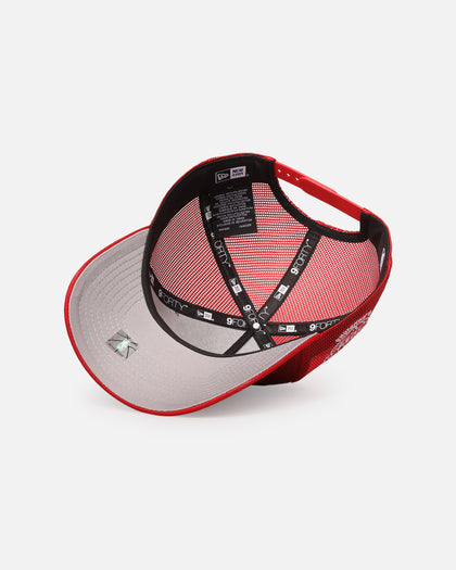 New Era Chicago Bulls 'Polychromatic Mesh' 9FORTY A-Frame Snapback Scarlet