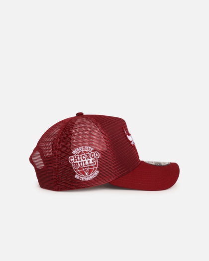 New Era Chicago Bulls 'Polychromatic Mesh' 9FORTY A-Frame Snapback Cardinal