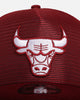 New Era Chicago Bulls 'Polychromatic Mesh' 9FORTY A-Frame Snapback Cardinal