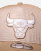 New Era Chicago Bulls 'Polychromatic Mesh' 9FORTY A-Frame Snapback Camel