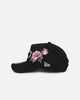 New Era Los Angeles Lakers 'Pink Rose Embroidery' 9FORTY A-Frame Snapback Black/Pink