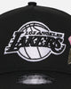 New Era Los Angeles Lakers 'Pink Rose Embroidery' 9FORTY A-Frame Snapback Black/Pink