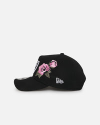 New Era Las Vegas Raiders 'Pink Rose Embroidery' 9FORTY A-Frame Snapback Black/Pink