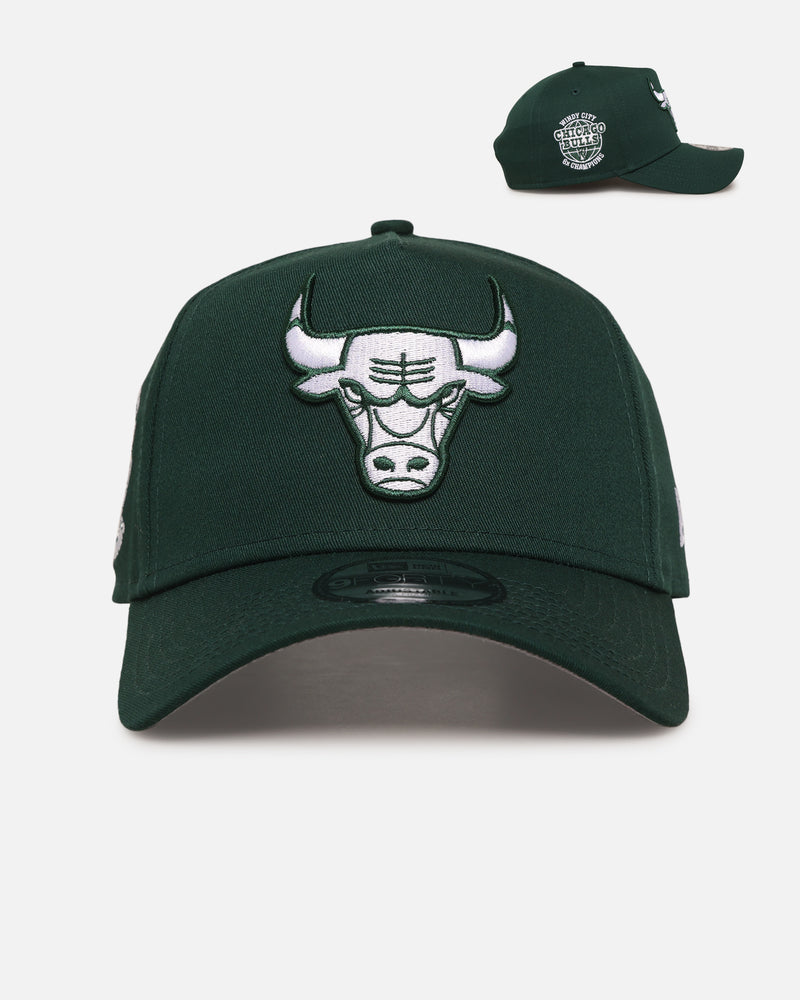 New Era Chicago Bulls 'Chicago Bulls Polychromatic' 9FORTY A-Frame Snapback Dark Green