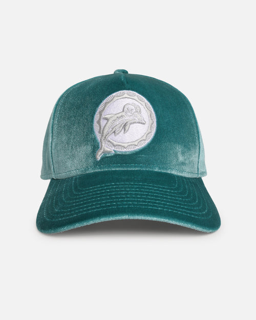 New Era Miami Dolphins 'Velvet Dreams 2.0' 9FORTY A-Frame Snapback Pine Green