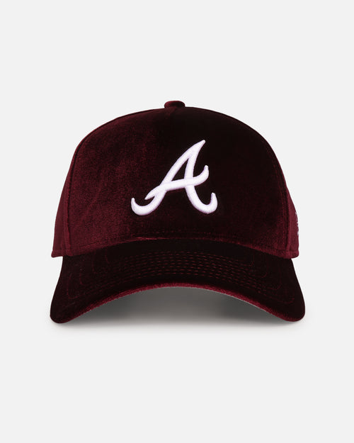 New Era Atlanta Braves 'Velvet Dreams 2.0' 9FORTY A-Frame Snapback Burgundy
