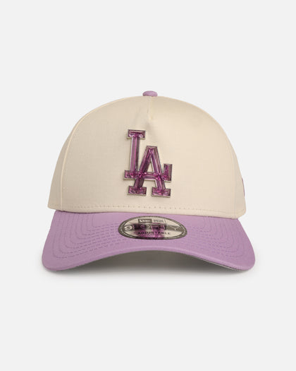 New Era Los Angeles Dodgers 'Jelly Crystals Collection' 9FORTY A-Frame Snapback Chrome White/Purple