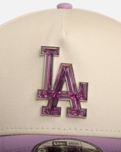 New Era Los Angeles Dodgers 'Jelly Crystals Collection' 9FORTY A-Frame Snapback Chrome White/Purple