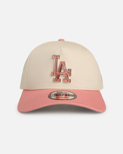 New Era Los Angeles Dodgers 'Jelly Crystals Collection' 9FORTY A-Frame Snapback Chrome White/Pink