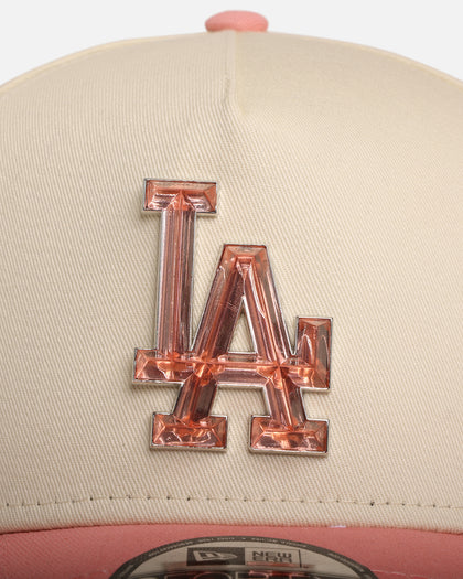 New Era Los Angeles Dodgers 'Jelly Crystals Collection' 9FORTY A-Frame Snapback Chrome White/Pink