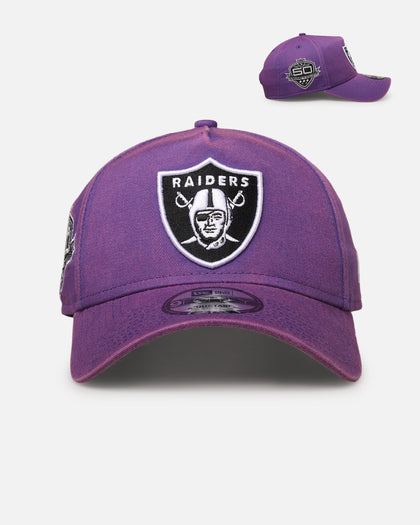 New Era Las Vegas Raiders 'Washed Purple' 9FORTY A-Frame Snapback Washed Purple