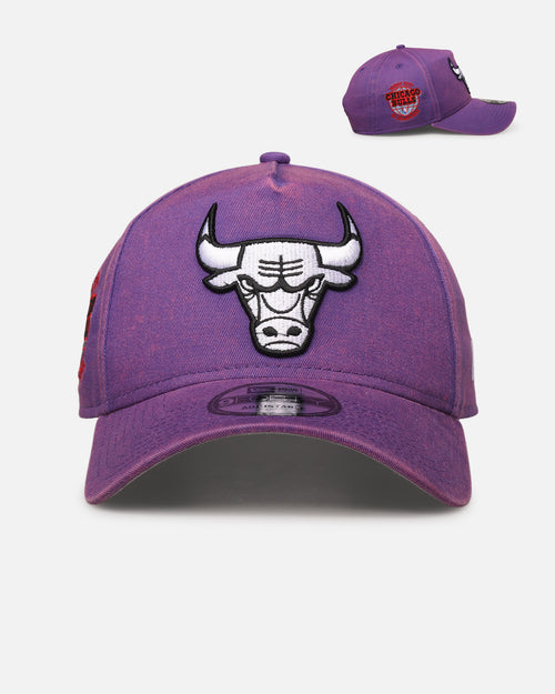 New Era Chicago Bulls 'Washed Purple' 9FORTY A-Frame Snapback Washed Purple