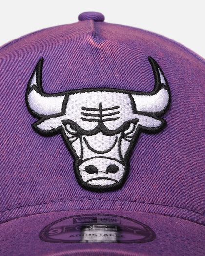 New Era Chicago Bulls 'Washed Purple' 9FORTY A-Frame Snapback Washed Purple
