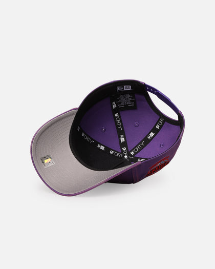 New Era Chicago Bulls 'Washed Purple' 9FORTY A-Frame Snapback Washed Purple