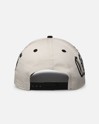 New Era Chicago Bulls 'Gothic Script Two Tone' 9FORTY A-Frame Snapback Chrome/Black