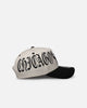 New Era Chicago Bulls 'Gothic Script Two Tone' 9FORTY A-Frame Snapback Chrome/Black