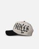 New Era Chicago Bulls 'Gothic Script Two Tone' 9FORTY A-Frame Snapback Chrome/Black
