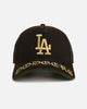 New Era Los Angeles Dodgers 'Washed Gothic Visor' 9OFRTY A-Frame Snapback Black
