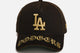 New Era Los Angeles Dodgers 'Washed Gothic Visor' 9OFRTY A-Frame Snapback Black