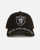 New Era Las Vegas Raiders 'Washed Gothic Visor' 9OFRTY A-Frame Snapback Black