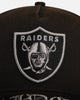 New Era Las Vegas Raiders 'Washed Gothic Visor' 9OFRTY A-Frame Snapback Black