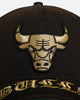 New Era Chicago Bulls 'Washed Gothic Visor' 9OFRTY A-Frame Snapback Black