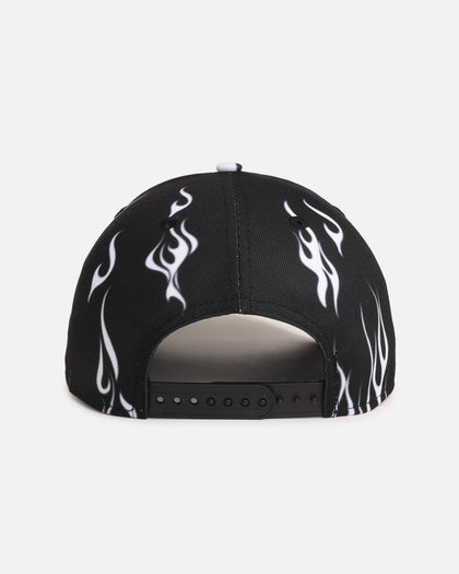 New Era New York Yankees 'Crown Flames' 9OFRTY A-Frame Snapback Black/White
