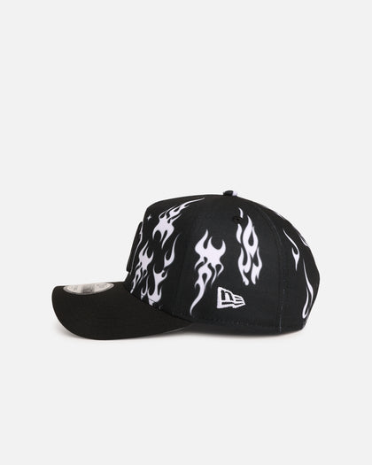 New Era New York Yankees 'Crown Flames' 9OFRTY A-Frame Snapback Black/White