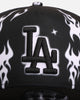 New Era Los Angeles Dodgers 'Crown Flames' 9OFRTY A-Frame Snapback Black/White