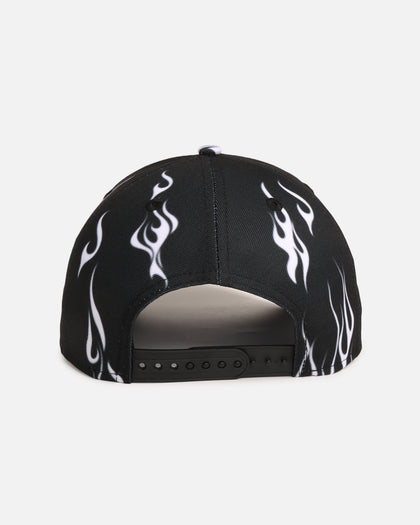 New Era Las Vegas Raiders 'Crown Flames' 9OFRTY A-Frame Snapback Black/White