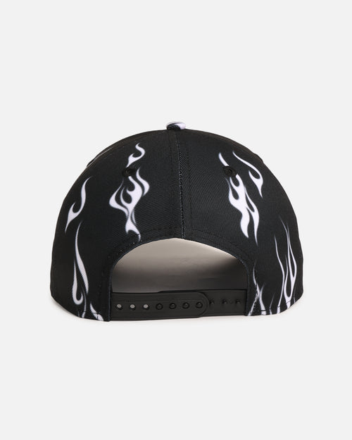 New Era Las Vegas Raiders 'Crown Flames' 9OFRTY A-Frame Snapback Black/White