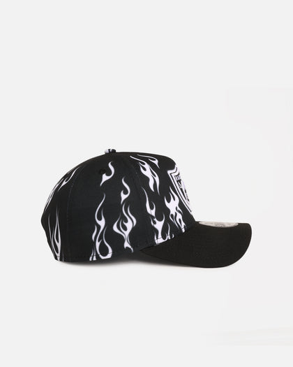 New Era Las Vegas Raiders 'Crown Flames' 9OFRTY A-Frame Snapback Black/White