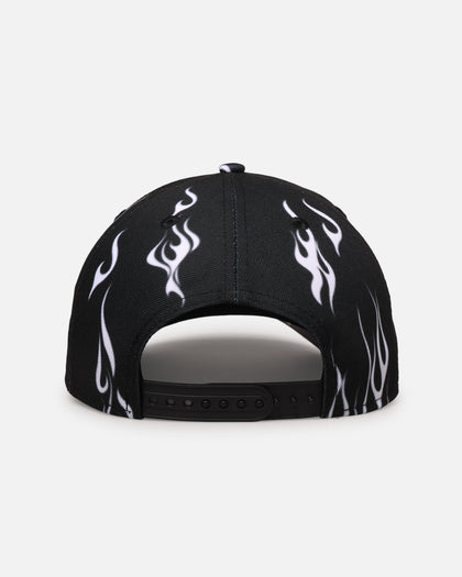 New Era Detroit Tigers 'Crown Flames' 9OFRTY A-Frame Snapback Black/White