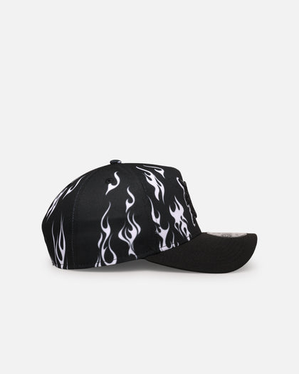 New Era Detroit Tigers 'Crown Flames' 9OFRTY A-Frame Snapback Black/White