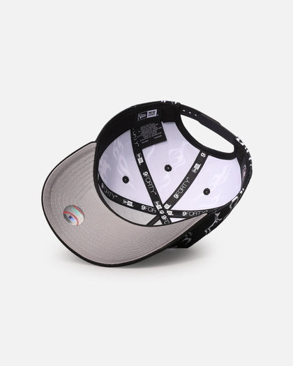 New Era Detroit Tigers 'Crown Flames' 9OFRTY A-Frame Snapback Black/White