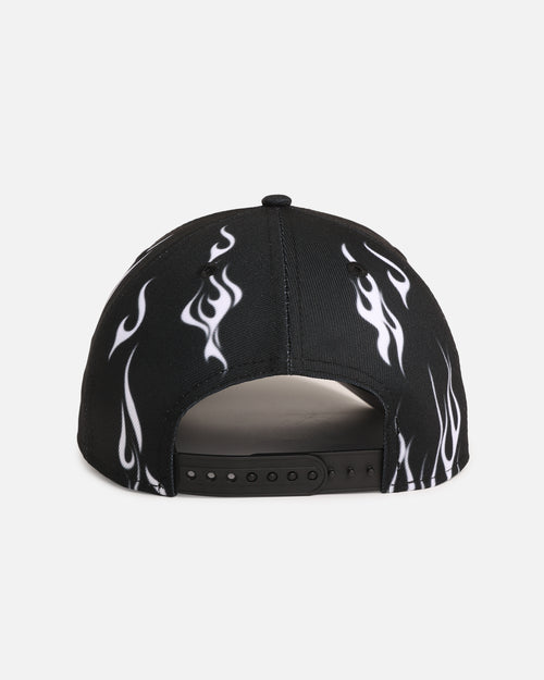 New Era Chicago White Sox 'Crown Flames' 9OFRTY A-Frame Snapback Black/White