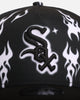 New Era Chicago White Sox 'Crown Flames' 9OFRTY A-Frame Snapback Black/White