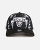 New Era Chicago Bulls 'Crown Flames' 9OFRTY A-Frame Snapback Black/White