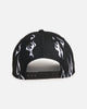 New Era Atlanta Braves 'Crown Flames' 9OFRTY A-Frame Snapback Black/White