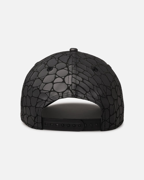 New Era New York Yankees 'Croc Skin' 9FORTY A-Frame Snapback Black