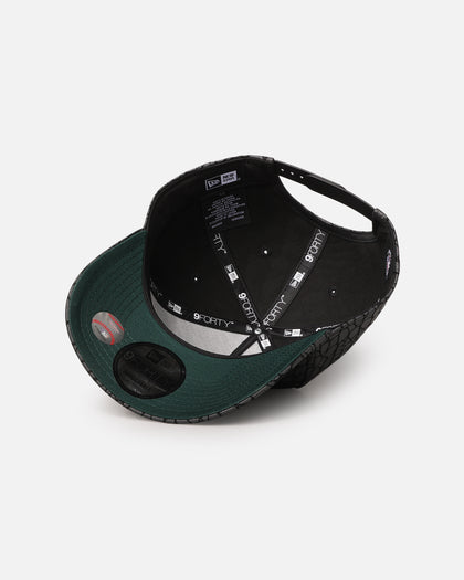 New Era Los Angeles Dodgers 'Croc Skin' 9FORTY A-Frame Snapback Black